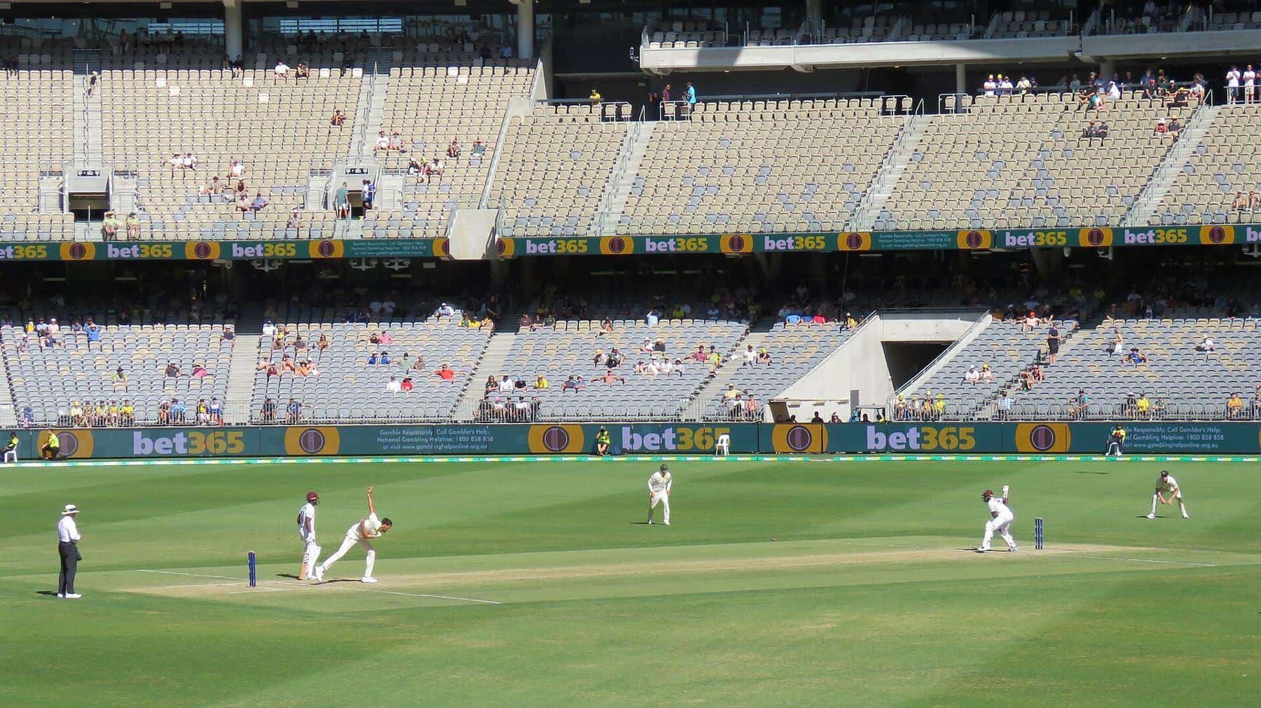A Test match between Australia and the West Indies at Perth Stadium